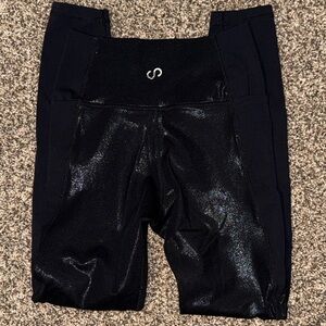 Curves N Combat Boots Leggings Small